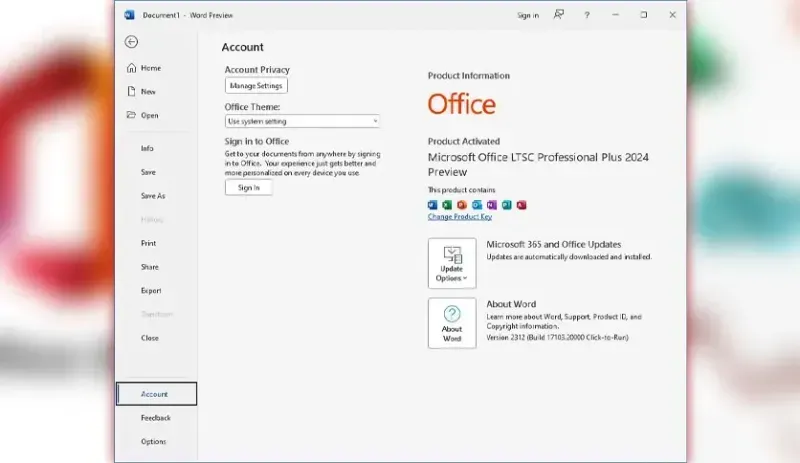 Microsoft Office 2021