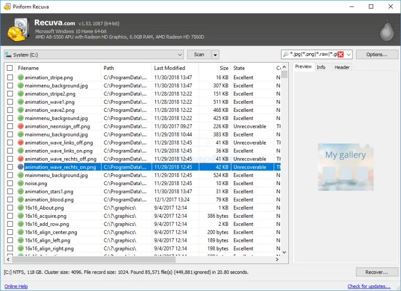 Recuva V1.54.120